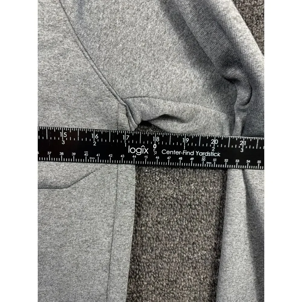 The North Face Sweatshirt Men’s S Gray Striped 1/4 Zip Pullover Fleece Outdoors